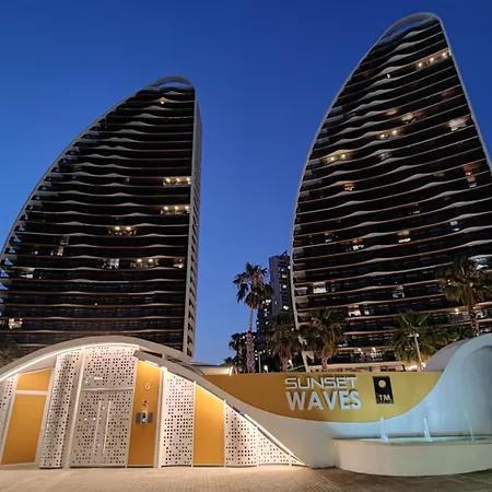 Sunset Waves Relax Benidorm